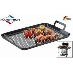 Teglia Forata In Acciaio Smaltato X Cottura Di Verdure Sul Barbecue 'Kuchenprofi - KÜCHENPROFI en oferta