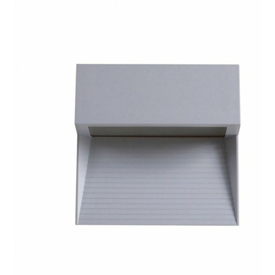 Faretto LED V-TAC Segnapasso Quadrato Montaggio a Plafone 3W Colore Grigio 4000K IP65