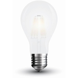 Lampadina LED V-TAC E27 4W A60 Filamento Satinato 6400K en oferta
