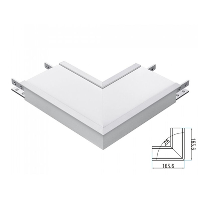 Connettore LED a Incasso Lineare a L 8W Colore Bianco 4000K - V-tac