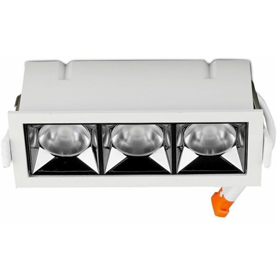 Faretto LED V-TAC Chip Samsung da Incasso 12W (3*4W) UGR90