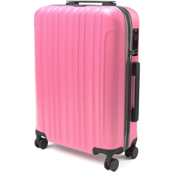 Sammy - Trolley rigido da viaggio bagaglio a mano valigia voli 4 ruote 55 x 35 x 20 cm, Pink - EGLEMTEK precio
