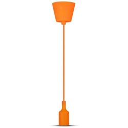 Portalampada a Sospensione E27 (Max 60W) in Silicone Arancione - V-TAC precio