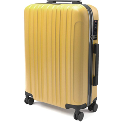 Sammy - Trolley rigido da viaggio bagaglio a mano valigia voli 4 ruote 55 x 35 x 20 cm, Giallo - EGLEMTEK precio