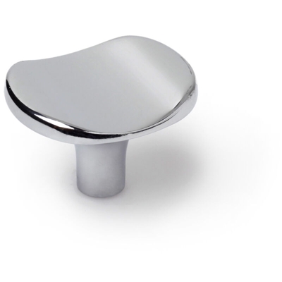 Pomolo stile contemporaneo, Zama, Cromato Lucido, 39 mm di diametro. Marchio REI