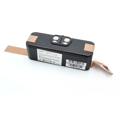 vhbw Li-Ion batteria 2000mAh (14.4V) compatibile con iRobot Roomba 760, 765, 772, 786p sostituisce 11702, VAC-500NMH-33.