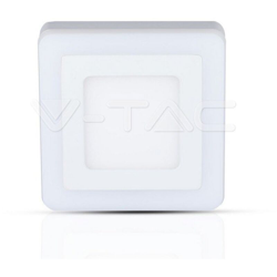 Pannello a Doppio LED Montaggio a Plafone Quadrato 6W+2W 4500K - V-tac en oferta