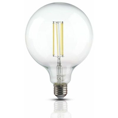 Lampadina LED V-TAC E27 12,5W G125 Filamento 6500K