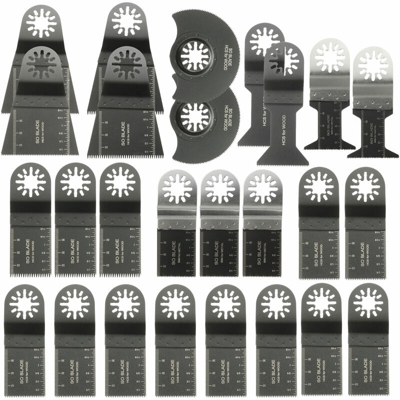 Augienb - 26x Mix Saw Blade per Dewalt Fein Multimaster Bosch Makita Oscillating Multitool