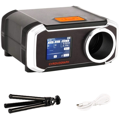 Asupermall - Tester di velocita di sparo di precisione con schermo LCD portatile multifunzione velometro