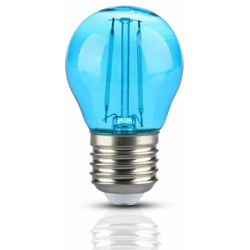 Lampadina LED E27 2W G45 Filamento Colore Blu - V-tac características