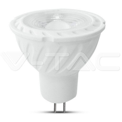Faretto LED V-TAC Chip Samsung GU5.3 (MR16) 6,5W 12V 110° 4000K