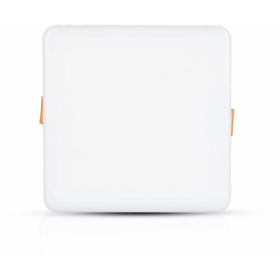 Mini Pannello LED V-TAC Chip Samsung 12W Montaggio a Incasso Regolabile Quadrato 4000K