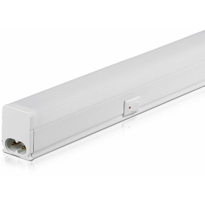 Plafoniera LED Chip Samsung Lineare 7W 60cm Raccordabile con Interruttore 4000K - V-tac