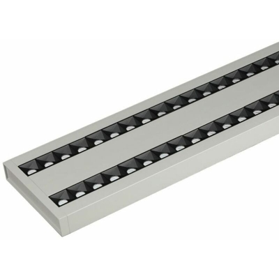 Plafoniera LED V-TAC Chip Samsung a Sospensione 60W Lineare Colore Bianco Raccordabile 4000K UGR