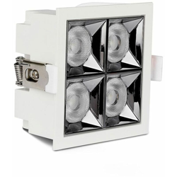 Faretto LED Chip Samsung da Incasso 16W (4*4W) UGR90 - V-tac en oferta