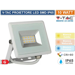 Faro LED V-TAC SMD 10W E-Series Colore Bianco 6400K IP65 precio