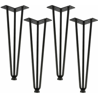 Set di 4 Gambe Tavolo a Forcina, Bar, Gambe per tavolo da hotel, Supporto Per Gamba da Tavolino - OOBEST