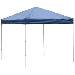 Gazebo Pieghevole Impermeabile Rivestimento In Oxford Con Corde E Picchetti, Blu, 2.5 X 2.5 M precio