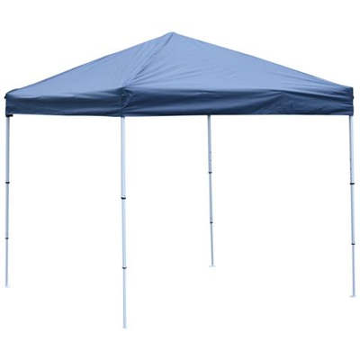 Gazebo Pieghevole Impermeabile Rivestimento In Oxford Con Corde E Picchetti, Blu, 2.5 X 2.5 M