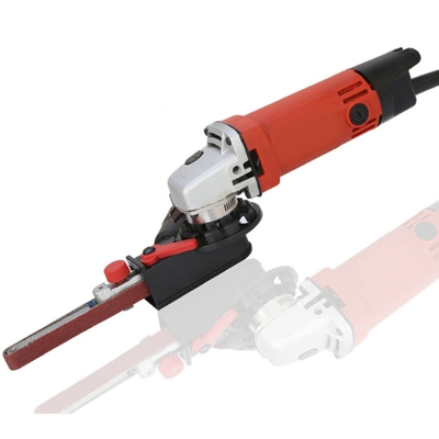 Augienb - Levigatrice a nastro per smerigliatrici angolari 115/125 + 3 nastri abrasivi