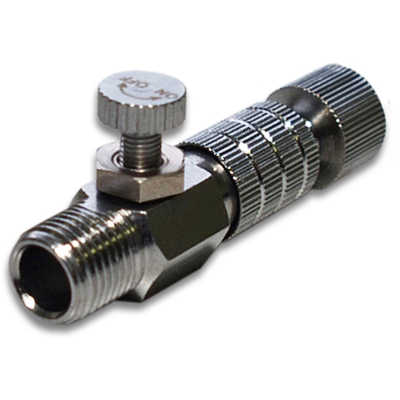 Wiltec - Connettore Regolatore di pressione per Aerografo collegamento a innesto rapido (1/8')