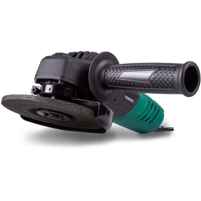 VONROC Smerigliatrice angolare 650W, disco 125 mm. Incl. accessori e borsa degli attrezzi