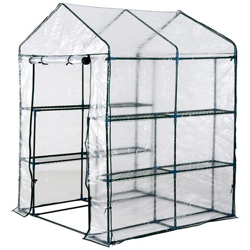 Serra Da Giardino In Pvc Trasparente 143x143x195cm características