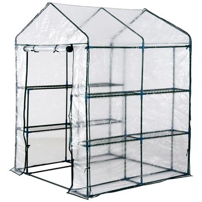 Serra Da Giardino In Pvc Trasparente 143x143x195cm
