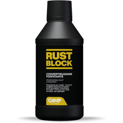 RUST BLOCK CONVERTITORE DI RUGGINE LIQUIDO PROFESSIONALE 300 ml - Camp en oferta