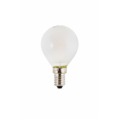 Silver - Lampadina LED a filamento sferico E14 5000K OPAL