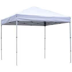 Gazebo Pieghevole Impermeabile Rivestimento In Oxford Con Corde E Picchetti, Bianco, 2.5 X 2.5 M características