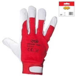 GUANTI FIORE-COTONE VELCRO ROSSO 10 05453 - Protexio precio