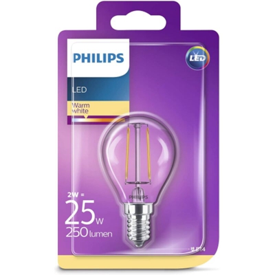 LED (monocolore) Classe energetica: A++ (A++ - E) 8718696573914 E14 Potenza: 2 W Bianco caldo 2 - Philips Lighting
