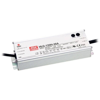 Mean Well HLG-120H-24A Driver per LED, Trasformatore per LED Tensione costante, Corrente costante 120 W 5 A 24 V/DC Cir
