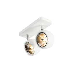 Faretto go nine - Industriale - Alluminio,Acciaio - Bianco - Tondo Max. 2 x Watt - Qazqa características