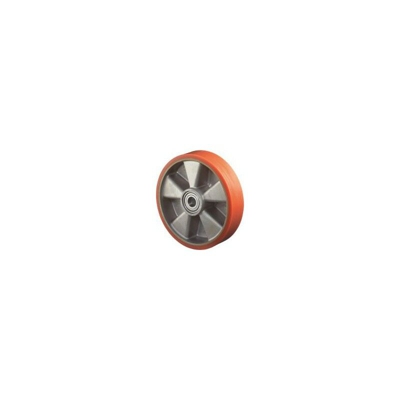 Bs Rollen - Poliuretano Wheel 100 Millimetri Guss-Poly / Alu Lg.K