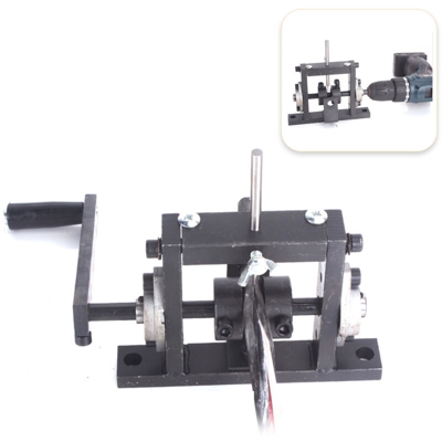 Asupermall - Manuale duplice scopo trapano elettrico il cavo metallico macchina smontagomme la pelatura separatore 1-30mm rifiuti, unipolari