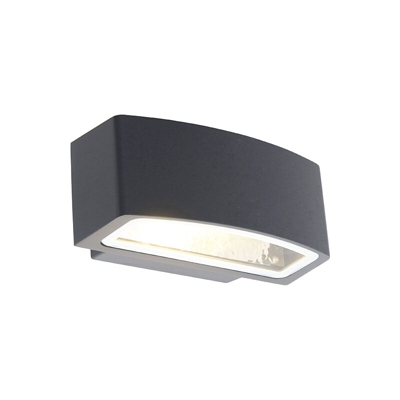 QAZQA Applique Latina - Moderno - Alluminio,Vetro - Grafite - Allungato Max. 1 x Watt