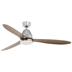 Lucci Air 213045 Cromo E Marrone Ventilatore Soffitto Luce E Telecomando precio