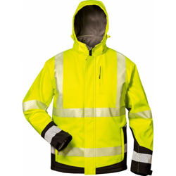Giacca Softshell Ad Alta Visibilità Melvin Taglia L, Giallo/Nero - ELYSEE precio