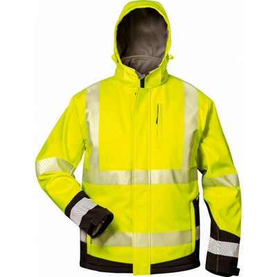 Giacca Softshell Ad Alta Visibilità Melvin Taglia L, Giallo/Nero - ELYSEE