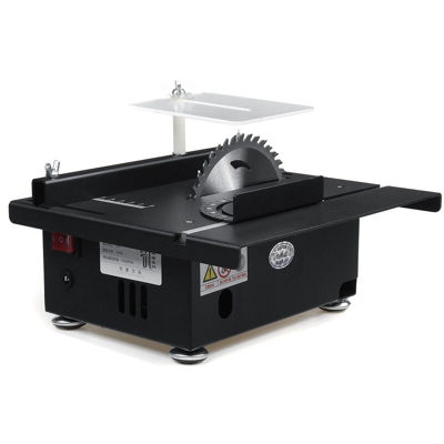 Mini tavolo da 100 W con sega circolare da banco per la lavorazione del legno - AUGIENB