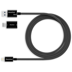 Cavo MicroUSB con Memoria da 128 GB e Ricarica Lighting / USB 3.0 Lunghezza 1 Metro Colore Nero características