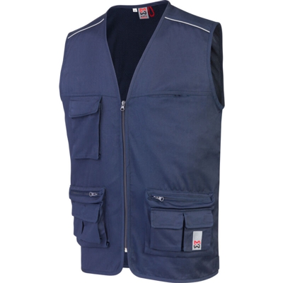 Gilet Classic multipocket blu Würth MODYF, Taglia 3XL