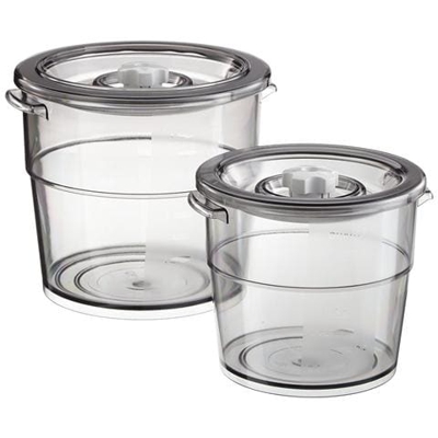 Contenitori Tondi con Coperchio da 4+2 litri