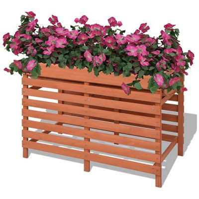 Fioriera 100x50x71 Cm In Legno