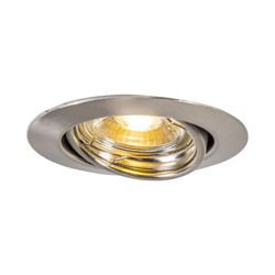 Faretto da incasso edo - Moderno - Acciaio - Acciaio - Tondo GU10 Max. 1 x 9 Watt - Qazqa precio