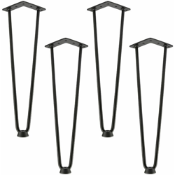 Set di 4 Gambe Tavolo a Forcina, Bar, Gambe per tavolo da hotel, Supporto Per Gamba da Tavolino, 12mm - OOBEST precio