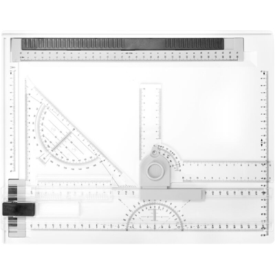 Drawing Board A4 piattaforma di mappatura delle immagini con rotaie di guida senza precisi segni di design funzionale strumento ausiliario